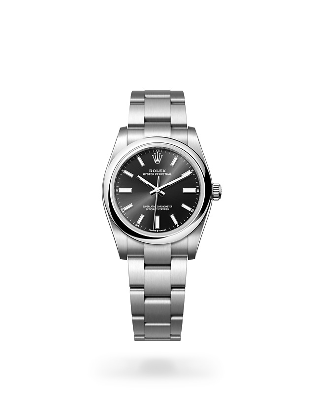 Rolex Oyster Perpetual 34 dalam Oyster, 34 mm, Oystersteel - M124200-0002 di Woo Hing Brothers