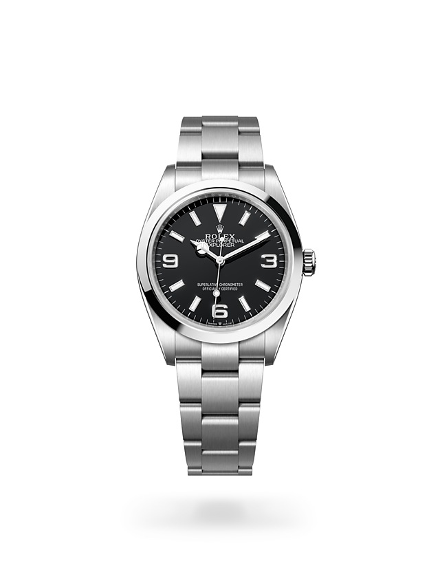 Rolex Explorer 36 dalam Oyster, 36 mm, Oystersteel - M124270-0001 di Woo Hing Brothers