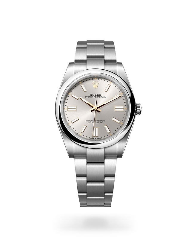 Rolex Oyster Perpetual 41 dalam Oyster, 41 mm, Oystersteel - M124300-0001 di Woo Hing Brothers