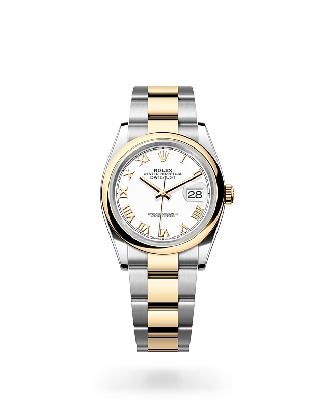 Rolex Datejust 36 in Oyster, 36 mm, Oystersteel and yellow gold - M126203-0030 at Woo Hing Brothers