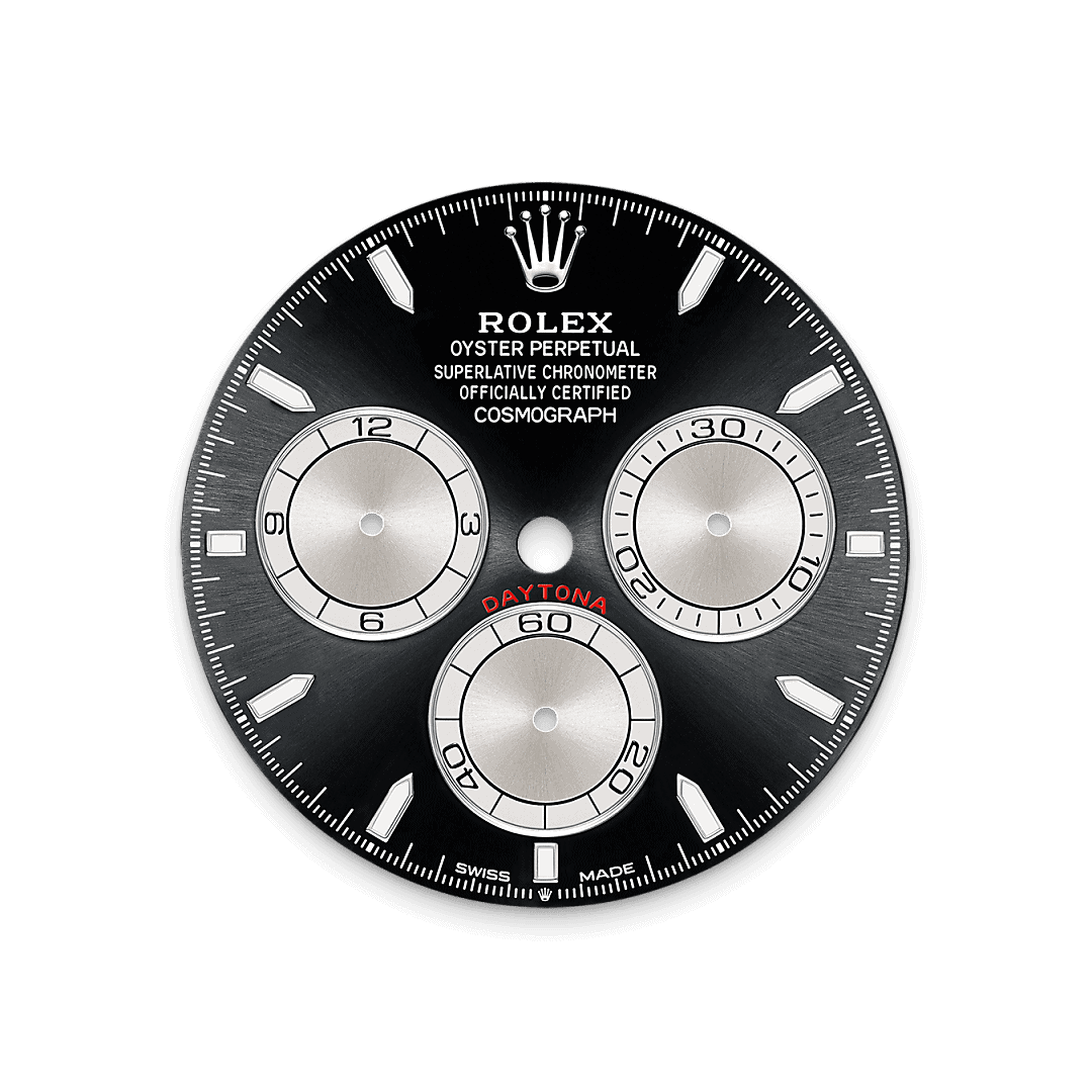 Rolex Bright black and steel dial - Woo Hing Brothers