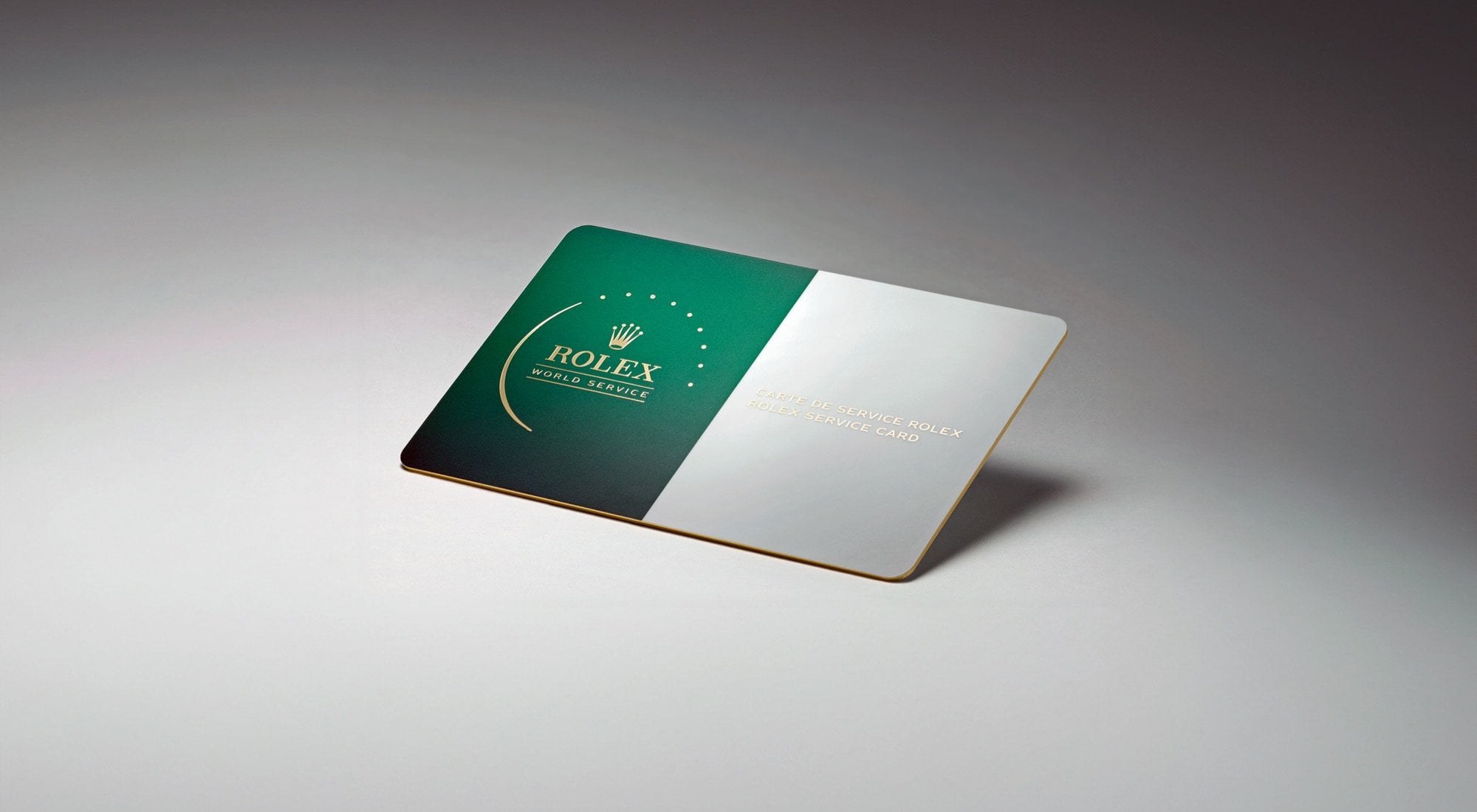 Rolex Service Card - Woo Hing Brothers